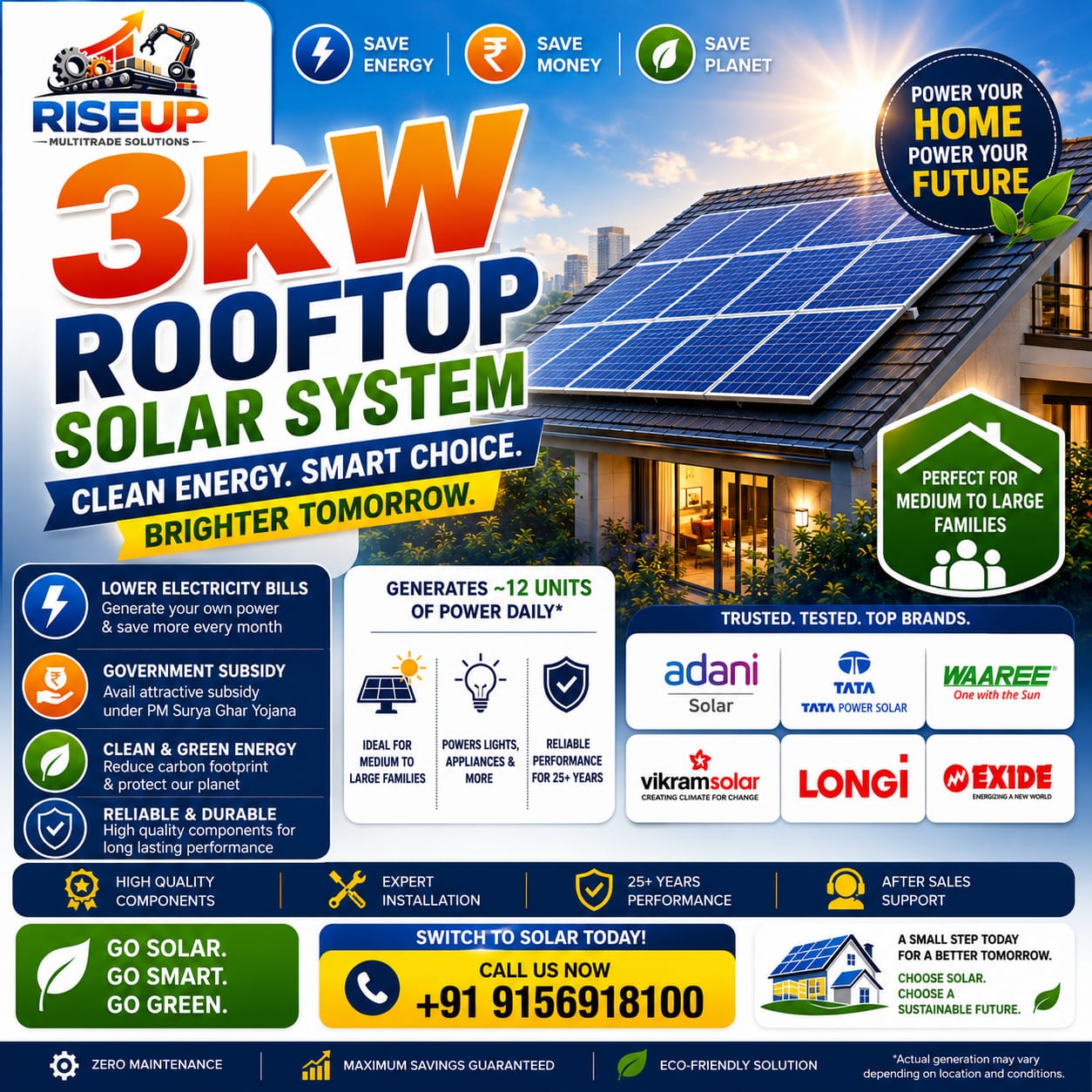 3kW Solar Power Kit